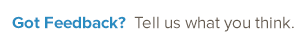 Give feedback to us